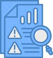 Risk Analysis Clear Line Pattern vector