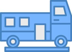 Trailer Conceptual App Symbol vector