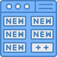New Features Ultra Thin Mark vector