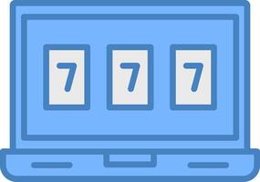Online Gambling Premium Grid Symbol vector