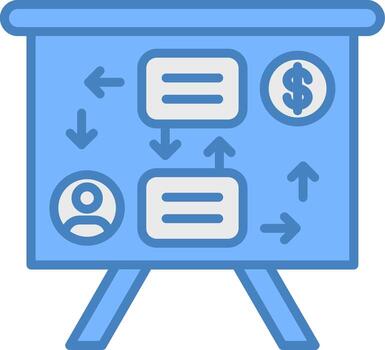 Flowchart Seamless Interface Block vector