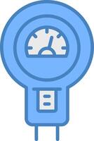 Parking Meter Modern Visual Asset vector