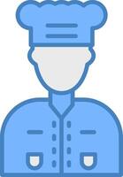 Chef Modern Shape Pattern vector