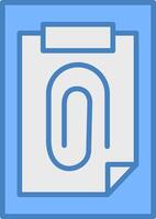 Paper Clip Polished UX Feature vector