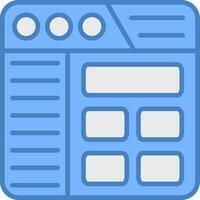 Sidebar Light Sketch Form vector