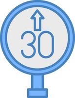 Speed Limit Balanced UX Element vector