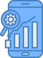 Analytics Artistic UI Stamp vector