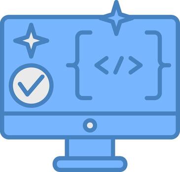 Clean Coding Smooth Web Graphic vector