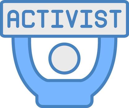 Activist User Interface Mark vector