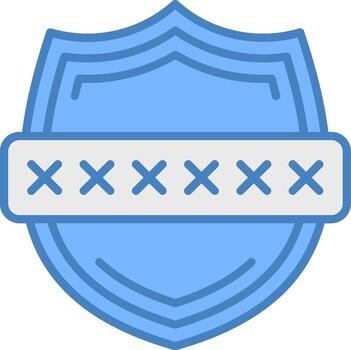 contraseña código digital núcleo pedazo vector