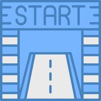 Start Smooth Shape Graphic vector