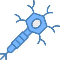 Nerve Cell Digital Sketch Object vector