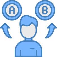 Decision Making Smooth Shape Graphic vector