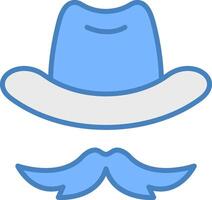 Mustache Smooth Web Graphic vector