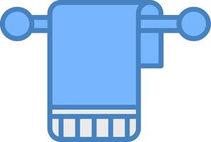 Towel Sleek Visual Element vector
