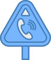 Telephone Crisp UX Graphic vector