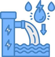 Waste Water User Interface Mark vector
