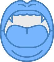 Mouth Conceptual App Symbol vector