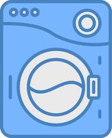 Washing Machine Advanced Line Graphic vector
