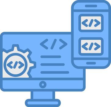 aplicación desarrollo alta tecnología ux unidad vector