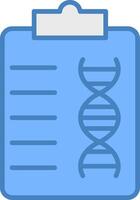 Dna Report Hybrid Icon Module vector