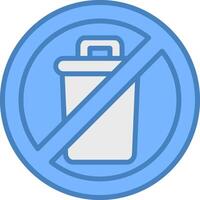 Trash Bin Compact Icon Fragment vector