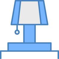 Floor Lamp Futuristic UI Element vector