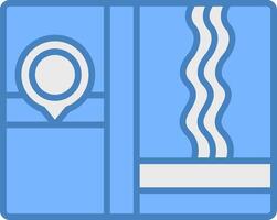 Map Color Block Symbol vector