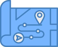 Route Monotone Visual Mark vector
