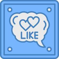 Like Bright Color Symbol vector
