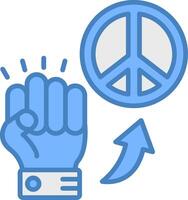 Peace Solid UX Block vector