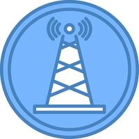 Tower Iconic Grid Pattern vector