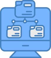 Folder Network Creative Frame Token vector