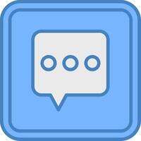 Chat Balanced UX Element vector