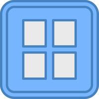 Menu Responsive Web Emblem vector