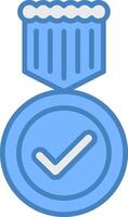 Medal Cool Tone Object vector