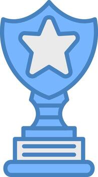 Trophy Star Crisp UX Graphic vector