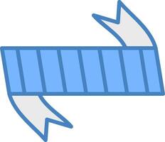 Ribbon Seamless Interface Block vector