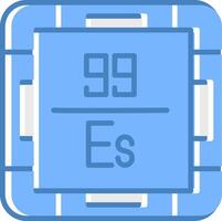 Einsteinium Universal Visual Symbol vector