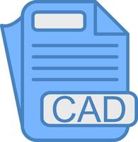 CAD Neon Badge Element vector