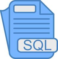 SQL Pastel Grid Symbol vector