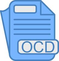 OCD Elegant App Emblem vector