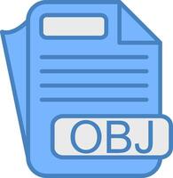 OBJ Modern Visual Asset vector