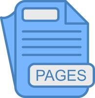 PAGES Minimal Grid Form vector
