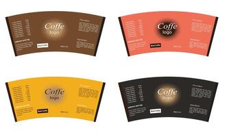 Coffee Cup Template Design vector