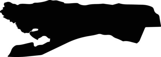 Tes Mongolia silhouette map vector