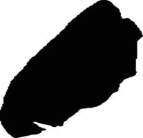 Texel Netherlands silhouette map vector