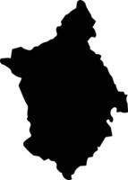 Thayarwady Myanmar silhouette map vector