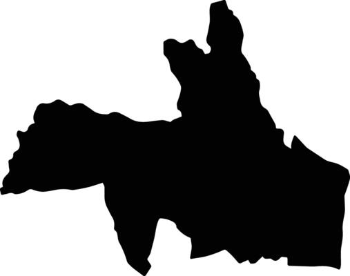 Thornton Jamaica silhouette map