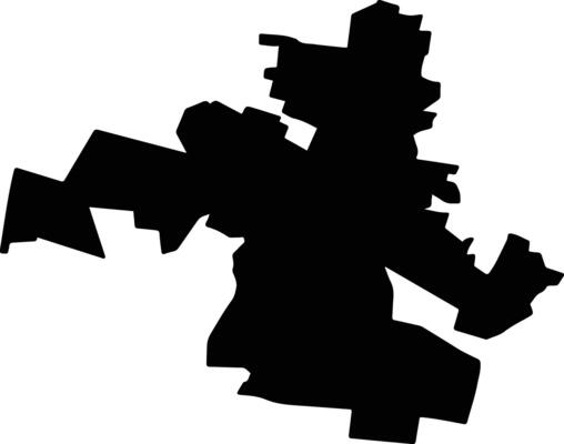 Ticul Mexico silhouette map